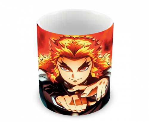 Caneca Polímero Demon Slayer Rengoku Personalizada