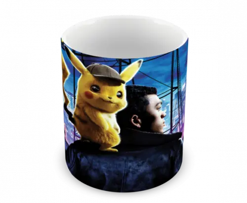 Caneca Polímero Detetive Pikachu Personalizada