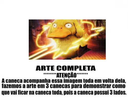 Caneca Polímero Detetive Pikachu Personalizada