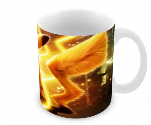 Caneca Polímero Detetive Pikachu Personalizada