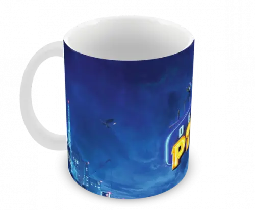 Caneca Polímero Detetive Pikachu Personalizada