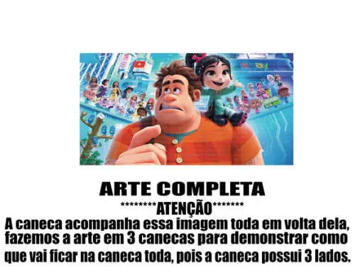 Caneca Polímero Detona Ralph Personalizada