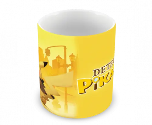 Caneca Polímero Detetive Pikachu Personalizada