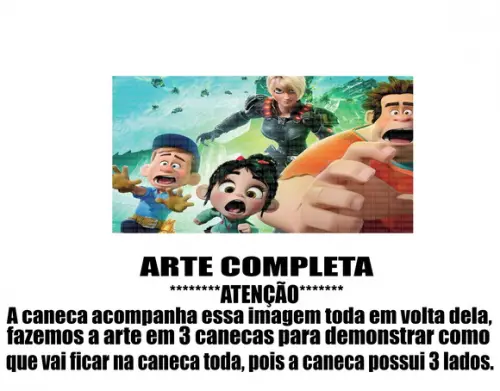 Caneca Polímero Detona Ralph Personalizada