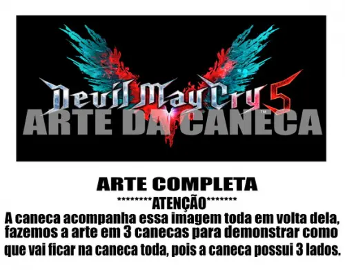 Caneca Polímero Devil May Cry 5 Personalizada