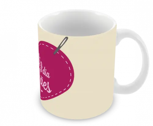 Caneca Polímero Dia das Mães Personalizada