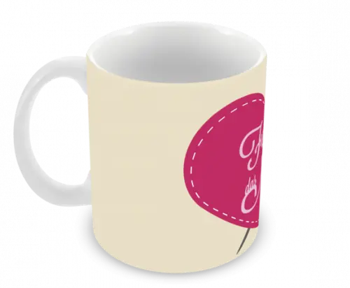 Caneca Polímero Dia das Mães Personalizada