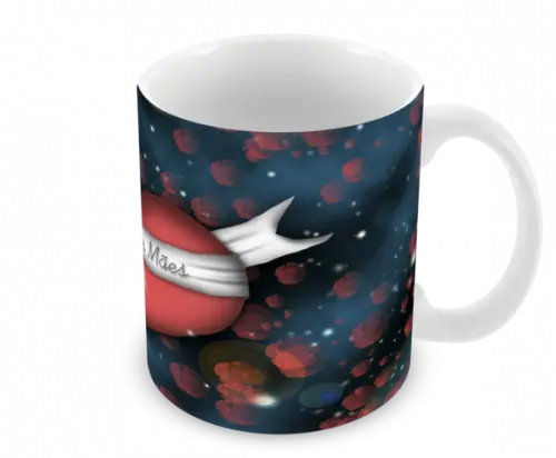 Caneca Polímero Dia das Mães Personalizada