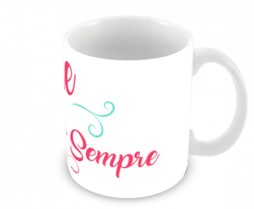 Caneca Polímero Dia das Mães Personalizada