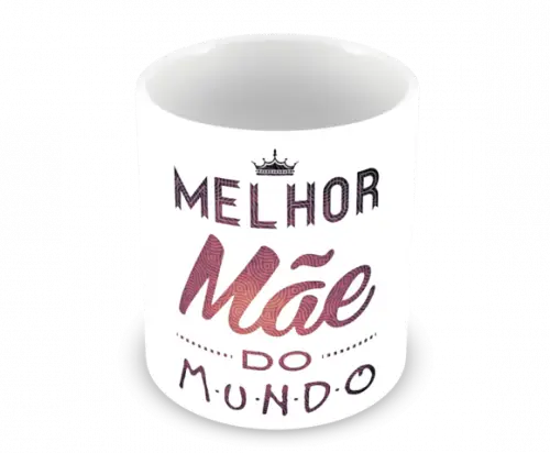 Caneca Polímero Dia das Mães Personalizada