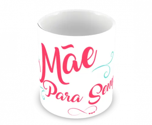 Caneca Polímero Dia das Mães Personalizada