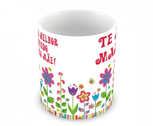 Caneca Polímero Dia das Mães Personalizada