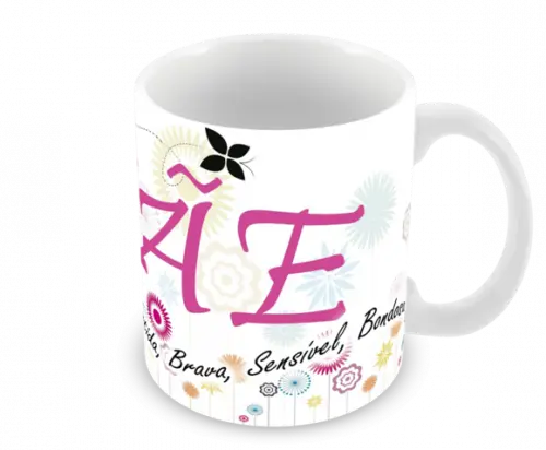 Caneca Polímero Dia das Mães Personalizada