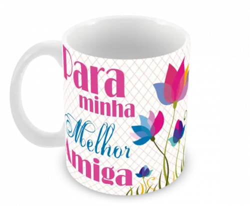 Caneca Polímero Dia das Mães Personalizada