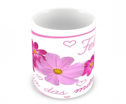 Caneca Polímero Dia das Mães Personalizada