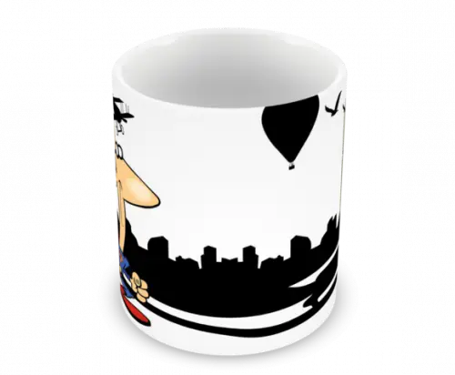 Caneca Polímero Dia dos Pais Personalizada