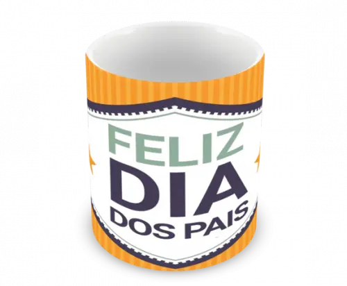 Caneca Polímero Dia dos Pais Personalizada