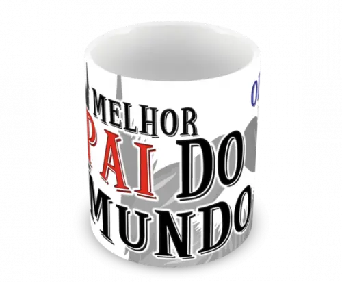 Caneca Polímero Dia dos Pais Personalizada