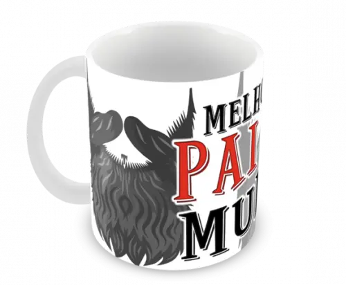 Caneca Polímero Dia dos Pais Personalizada
