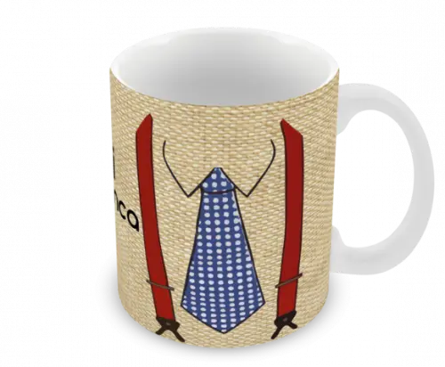 Caneca Polímero Dia dos Pais Personalizada