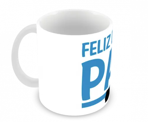 Caneca Polímero Dia dos Pais Personalizada