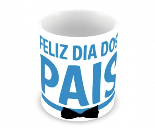 Caneca Polímero Dia dos Pais Personalizada