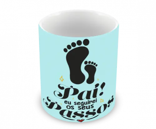 Caneca Polímero Dia dos Pais Personalizada