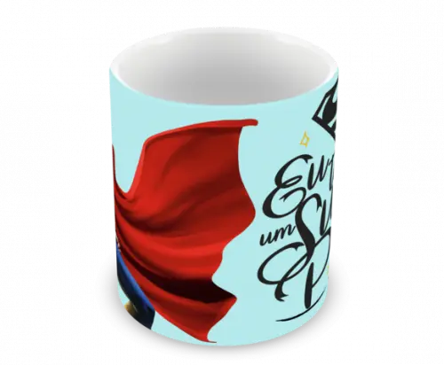 Caneca Polímero Dia dos Pais Personalizada