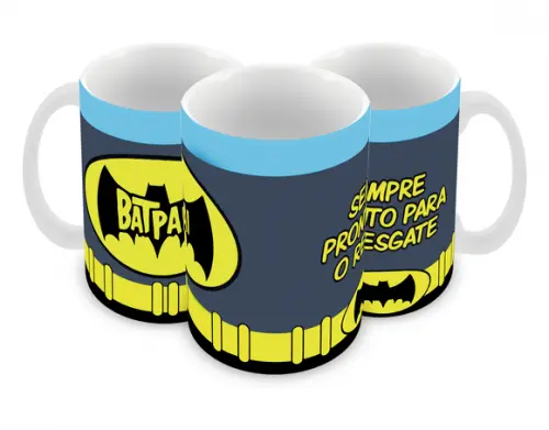 Caneca Polímero Dia dos Pais Personalizada