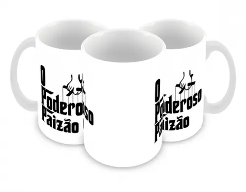 Caneca Polímero Dia dos Pais Personalizada