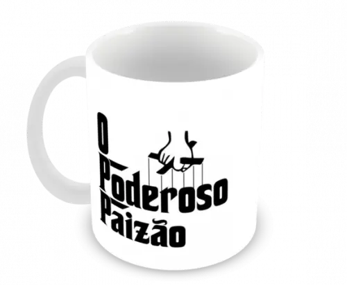 Caneca Polímero Dia dos Pais Personalizada