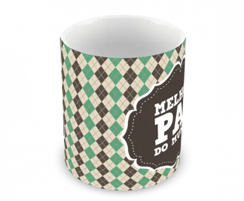 Caneca Polímero Dia dos Pais Personalizada