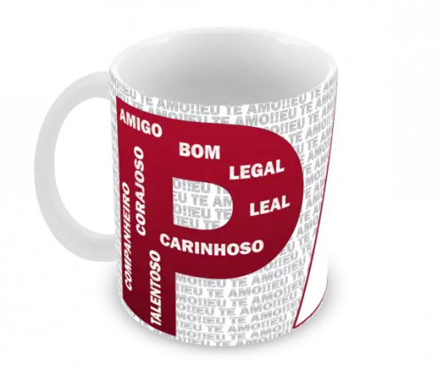 Caneca Polímero Dia dos Pais Personalizada