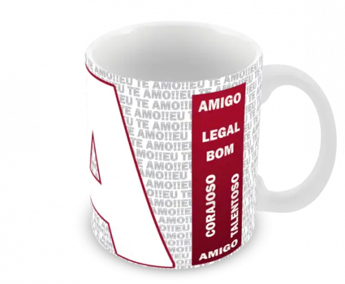 Caneca Polímero Dia dos Pais Personalizada