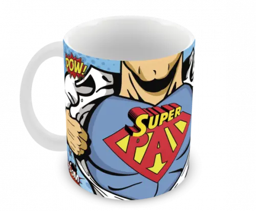 Caneca Polímero Dia dos Pais Personalizada