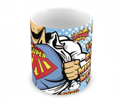 Caneca Polímero Dia dos Pais Personalizada