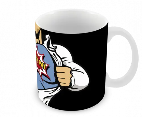 Caneca Polímero Dia dos Pais Personalizada