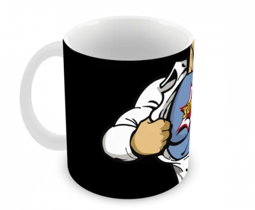 Caneca Polímero Dia dos Pais Personalizada