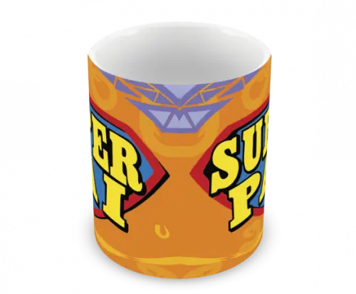 Caneca Polímero Dia dos Pais Personalizada