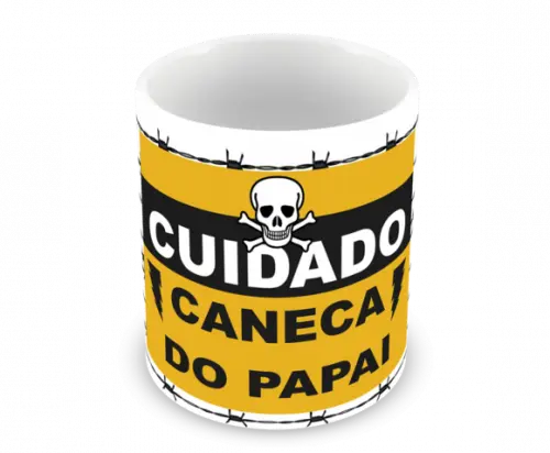 Caneca Polímero Dia dos Pais Personalizada