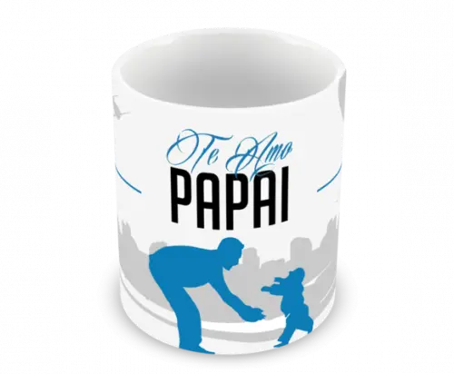 Caneca Polímero Dia dos Pais Personalizada