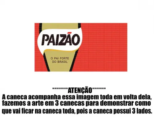 Caneca Polímero Dia dos Pais Personalizada