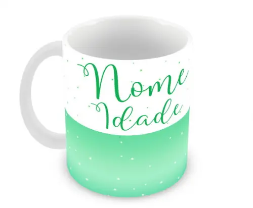Caneca Polímero Dinossauros Baby Personalizada