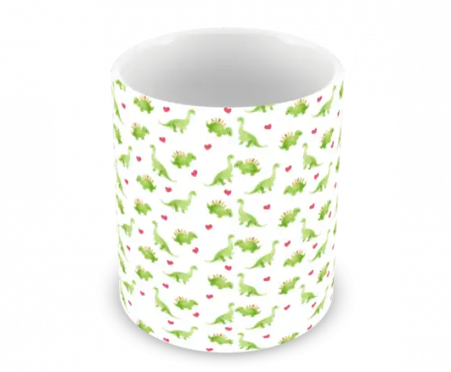 Caneca Polímero Dinossauros Personalizada