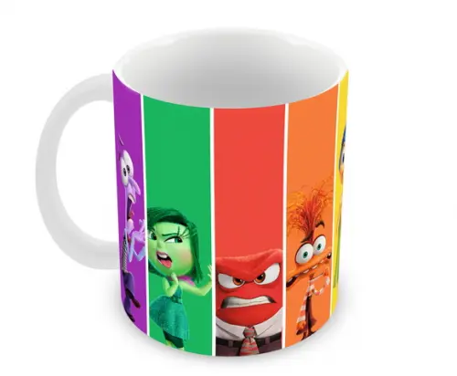 Caneca Polímero Divertida Mente 2 Personalizada