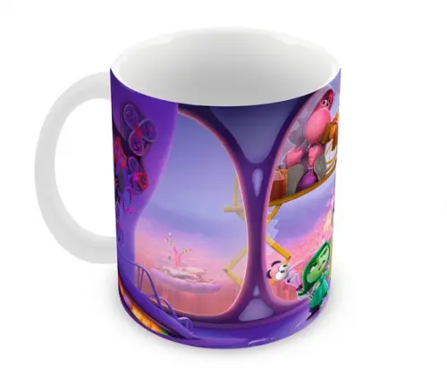 Caneca Polímero Divertida Mente 2 Personalizada