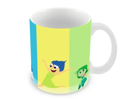 Caneca Polímero Divertida Mente Personalizada