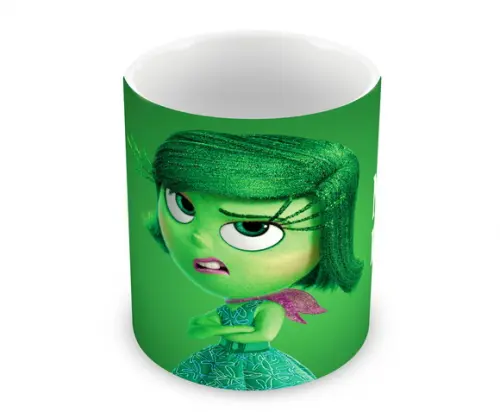 Caneca Polímero Divertida Mente Seu Nome Personalizada