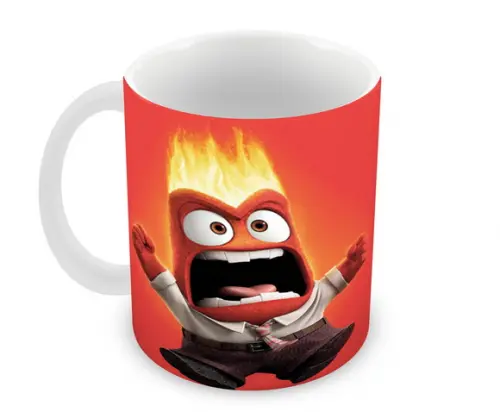 Caneca Polímero Divertida Mente Seu Nome Personalizada