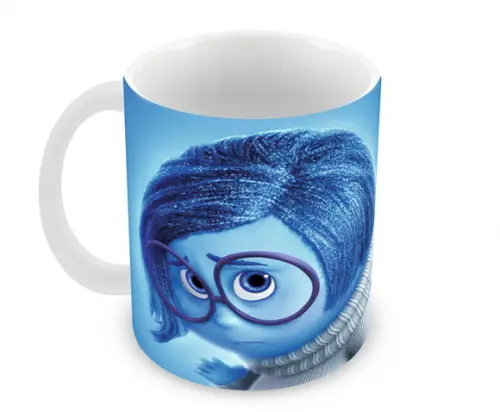Caneca Polímero Divertida Mente Seu Nome Personalizada